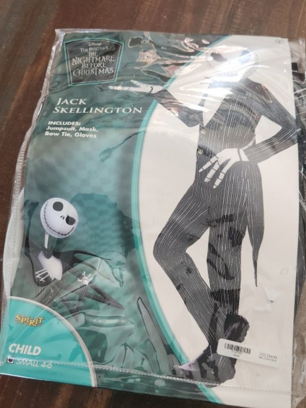 NWT Jack Skellington Kids Costume